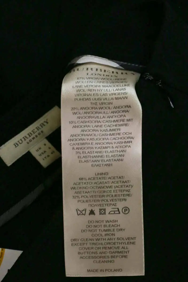 Jupe Burberry Noir en Laine