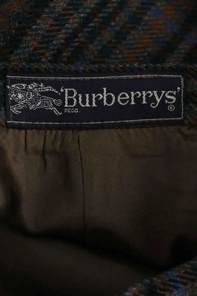 Jupe Burberry Vert en Laine