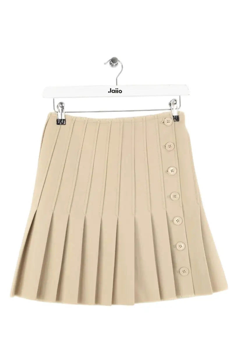 Jupe Carven Beige en Polyester, taille XS - Seconde Main