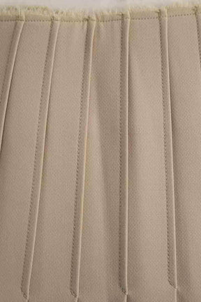 Jupe Carven Beige en Polyester