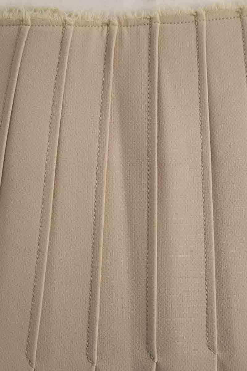 Jupe Carven Beige en Polyester