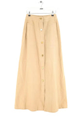 Jupe Celine Beige en Laine, taille M - Seconde Main