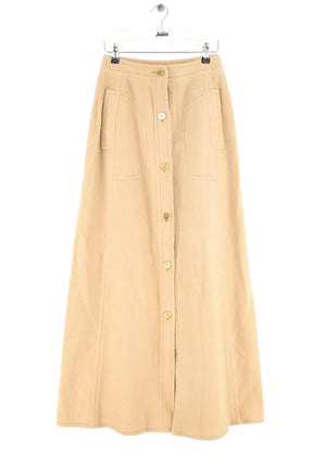 Jupe Celine Beige en Laine, taille M - Seconde Main