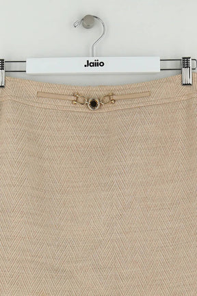 Jupe Celine Beige en Laine