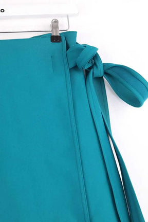Jupe Celine Bleu en Laine