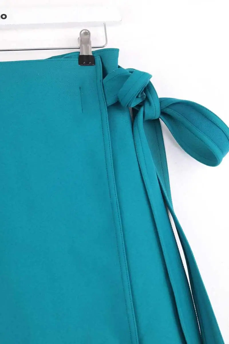 Jupe Celine Bleu en Laine