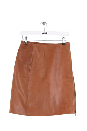 Jupe Celine Marron en Cuir, taille S - Seconde Main