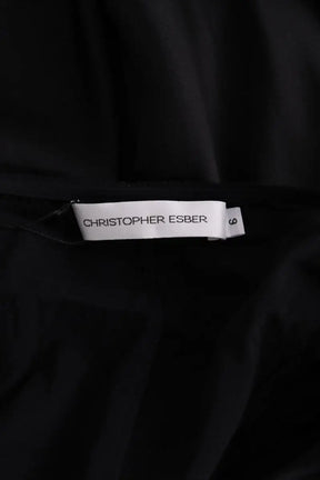 Jupe Christopher Esber Noir en Soie