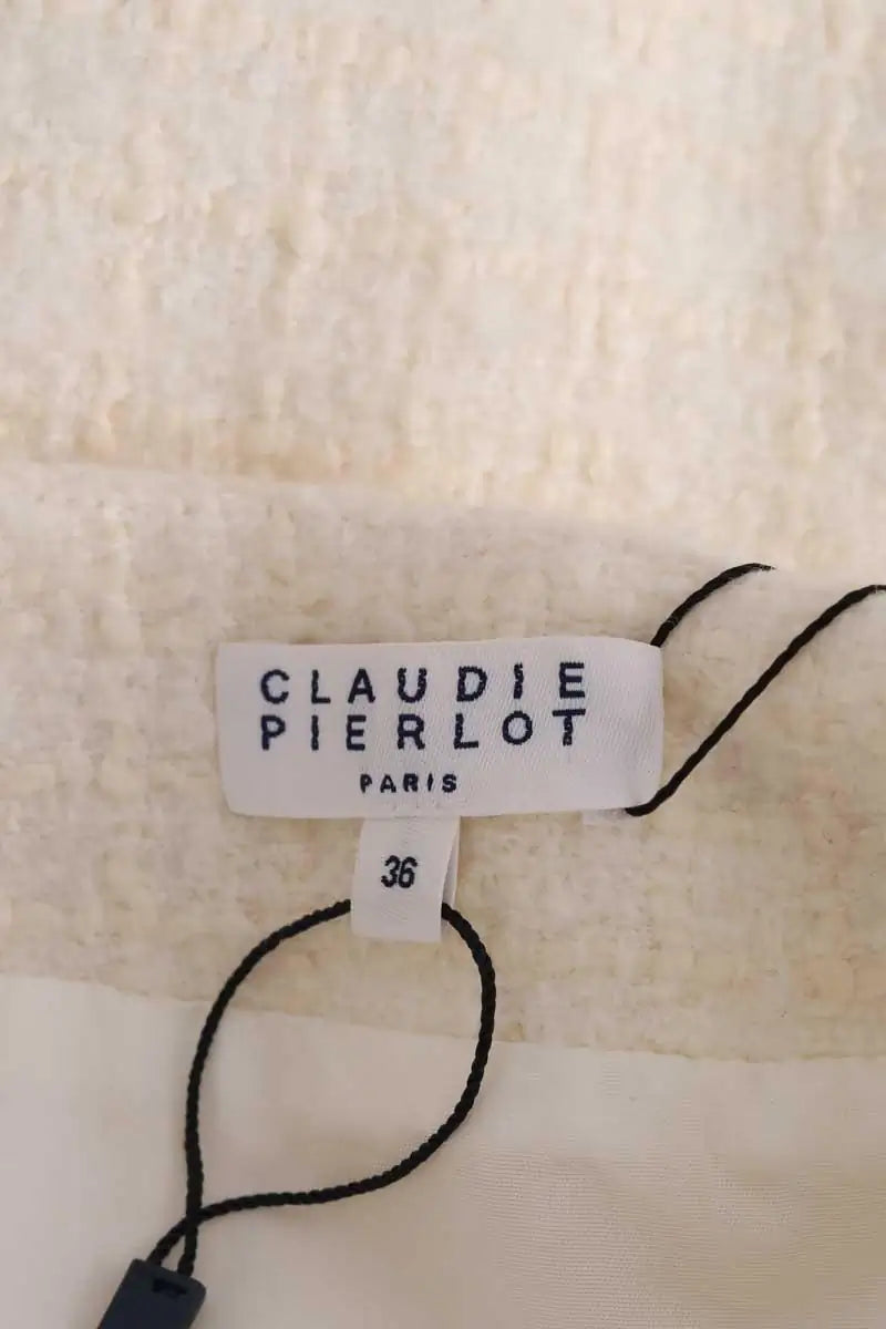 Jupe Claudie Pierlot Beige en Coton