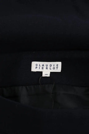 Jupe Claudie Pierlot Marine en Polyester