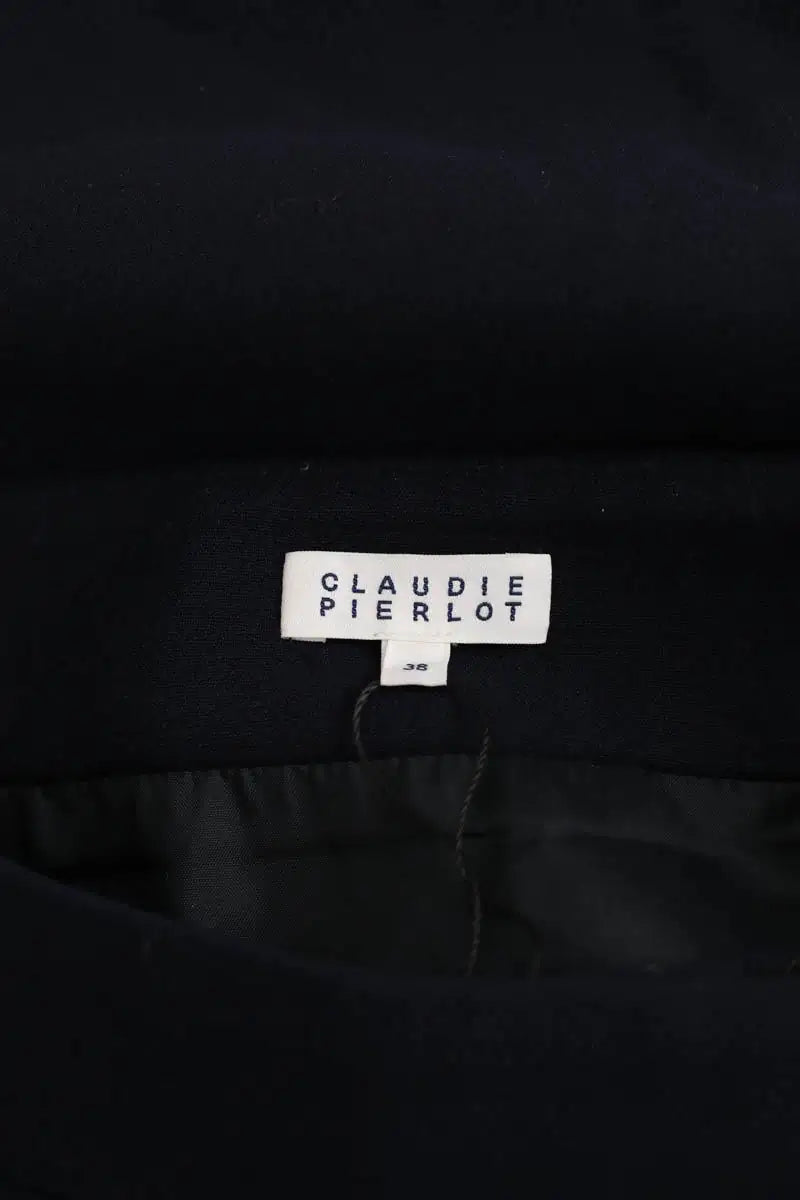 Jupe Claudie Pierlot Marine en Polyester