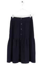 Jupe Claudie Pierlot Marine en Synthétique, taille S - Seconde Main