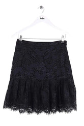 Jupe Claudie Pierlot Noir en Synthétique, taille M - Seconde Main