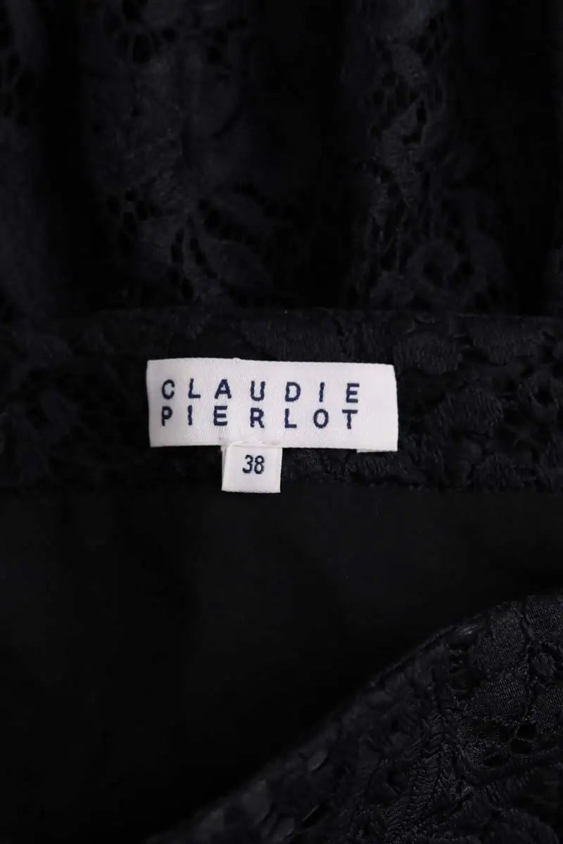 Jupe Claudie Pierlot Noir en Synthétique