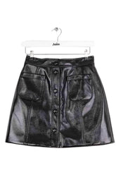 Jupe Claudie Pierlot Stacy Noir en Synthétique, taille S - Seconde Main