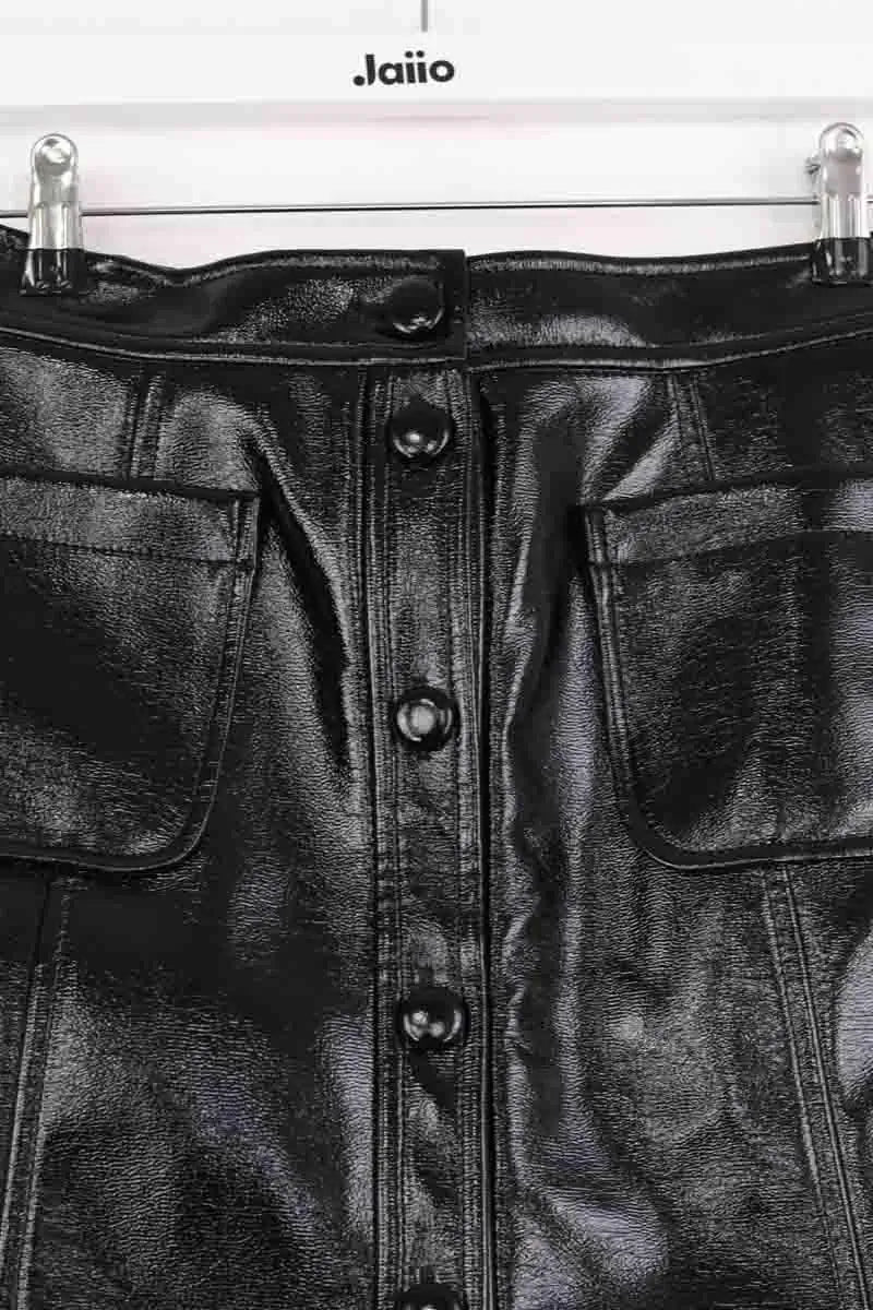 Jupe Claudie Pierlot Stacy Noir en Synthétique