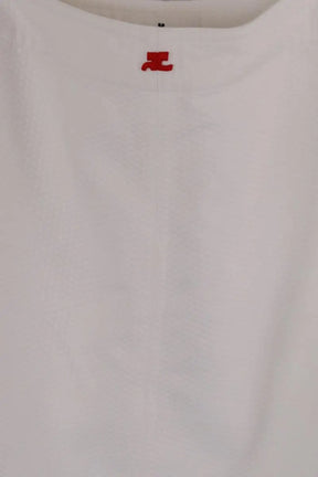 Jupe Courrèges Blanc en Coton