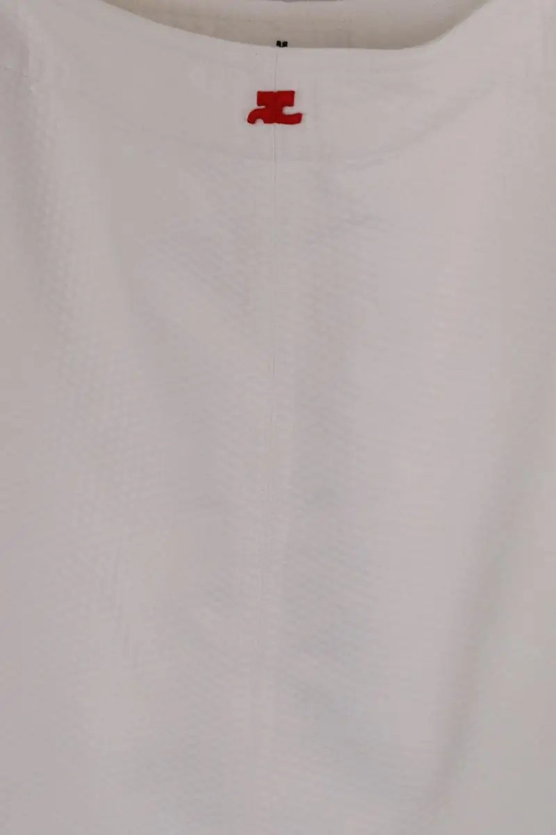 Jupe Courrèges Blanc en Coton