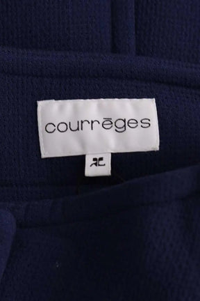 Jupe Courrèges Bleu en Laine