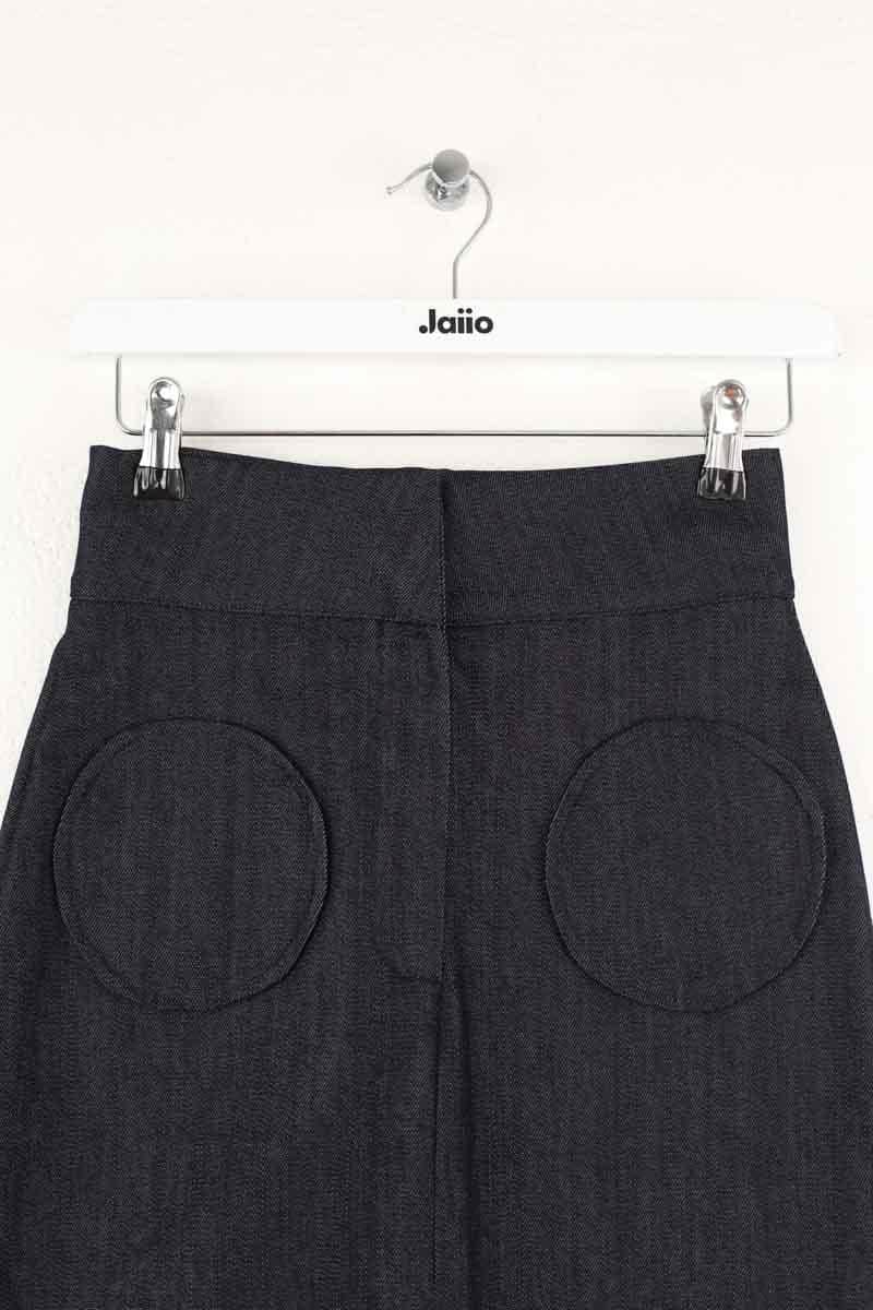 Jupe Destree Takashi denim jupe crayon avec poches circulaires Bleu en Denim