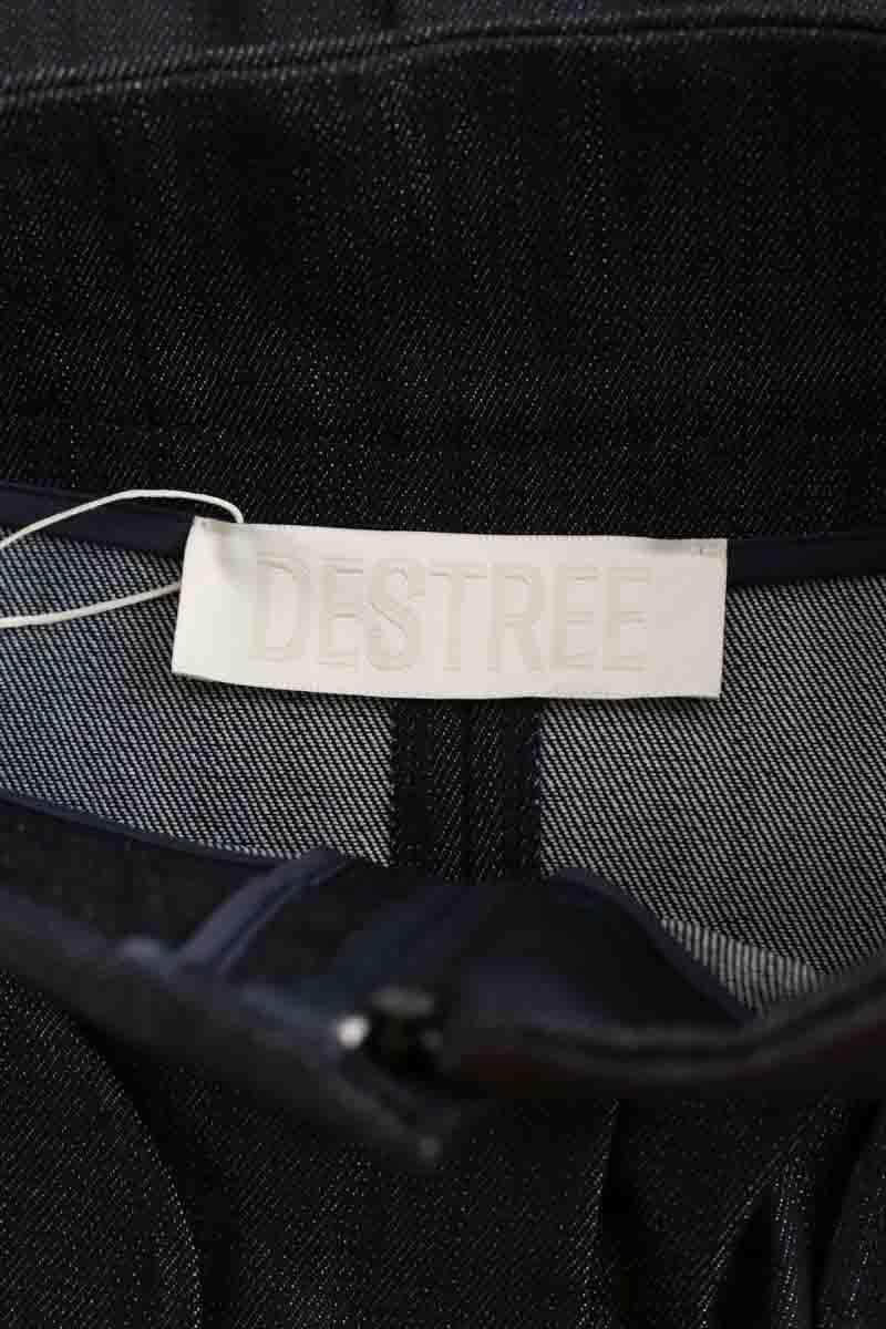 Jupe Destree Takashi denim jupe crayon avec poches circulaires Bleu en Denim