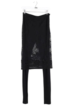 Jupe Dolce & Gabbana Noir en Synthétique, taille L - Seconde Main