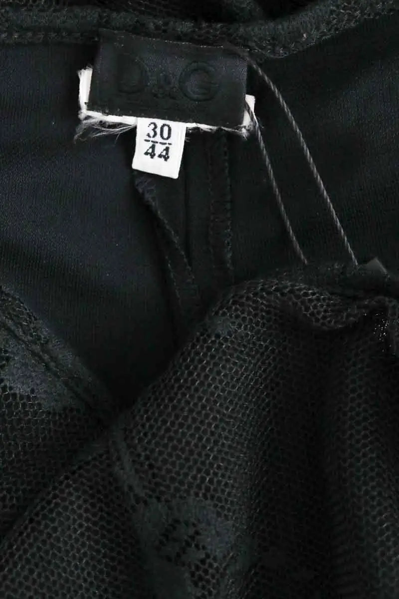 Jupe Dolce & Gabbana Noir en Synthétique
