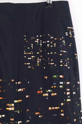 Jupe Dries Van Noten Noir en Coton