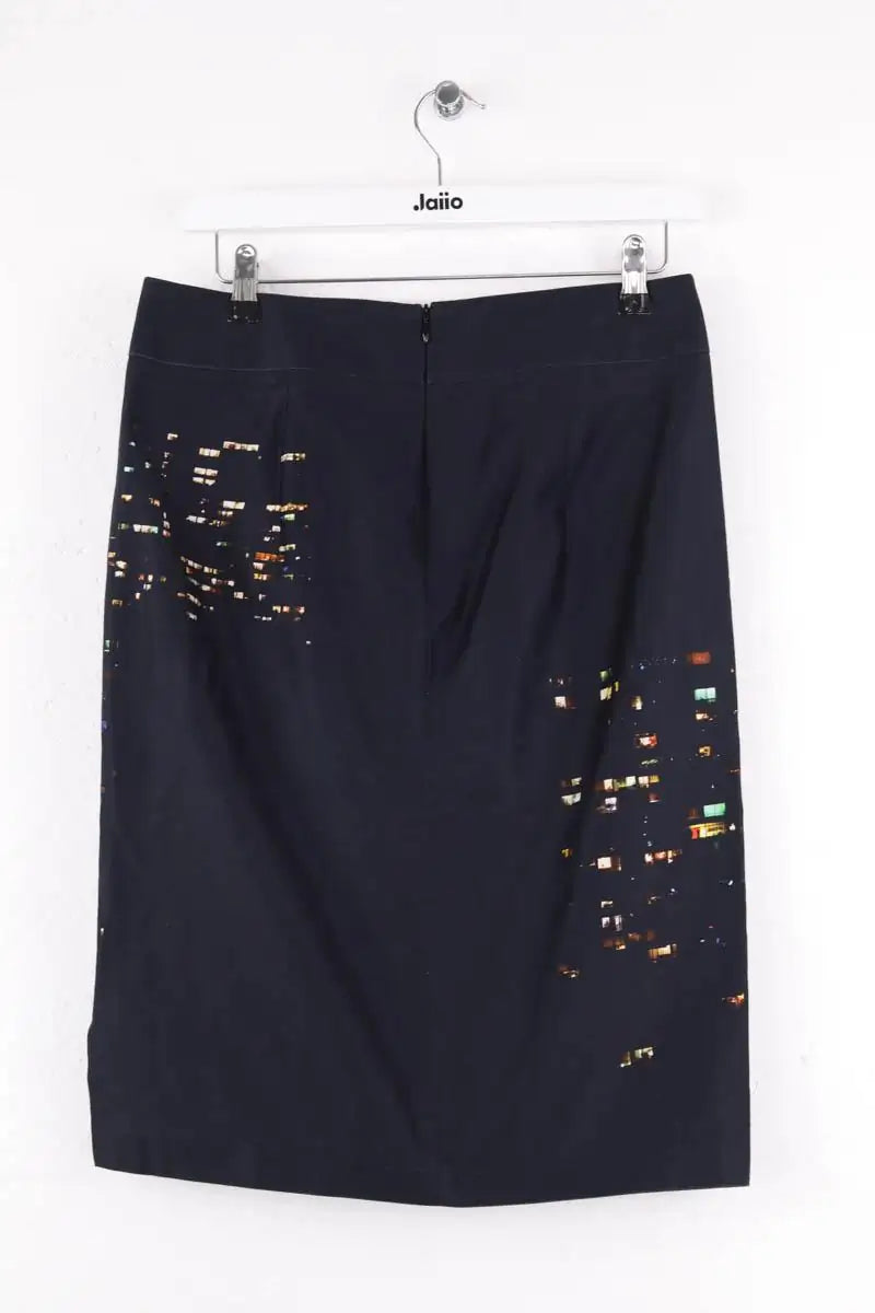 Jupe Dries Van Noten Noir en Coton