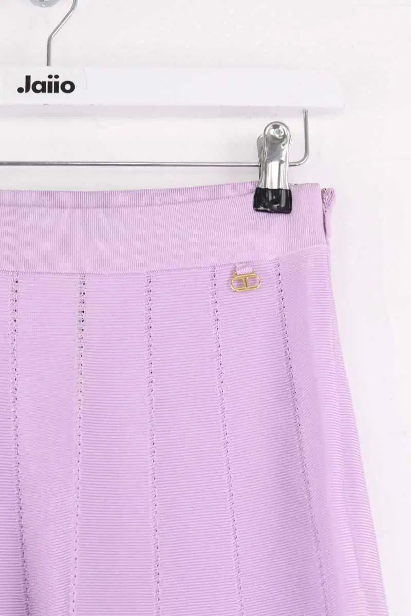 Jupe Elisabetta Franchi Violet en Viscose