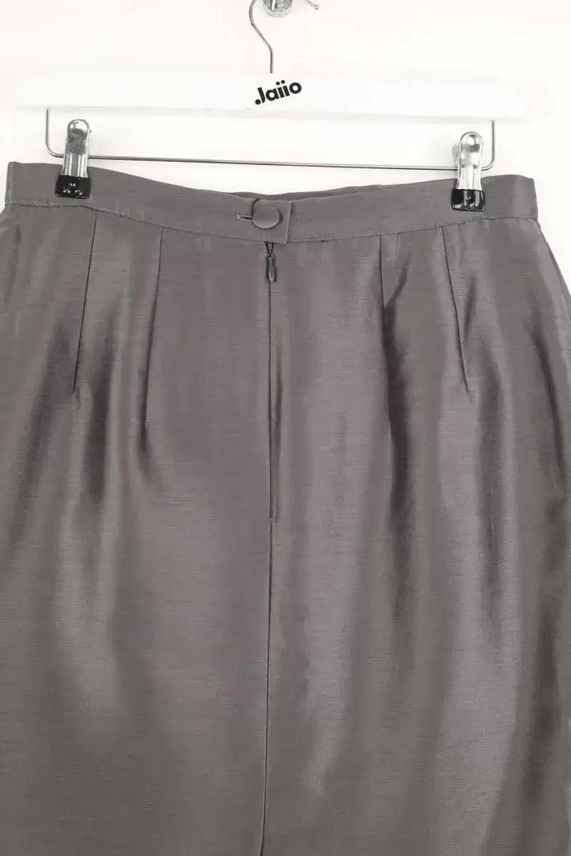 Jupe Emmanuelle Khanh Gris en Soie