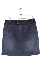 Jupe Emporio Armani Marine en Coton, taille M - Seconde Main