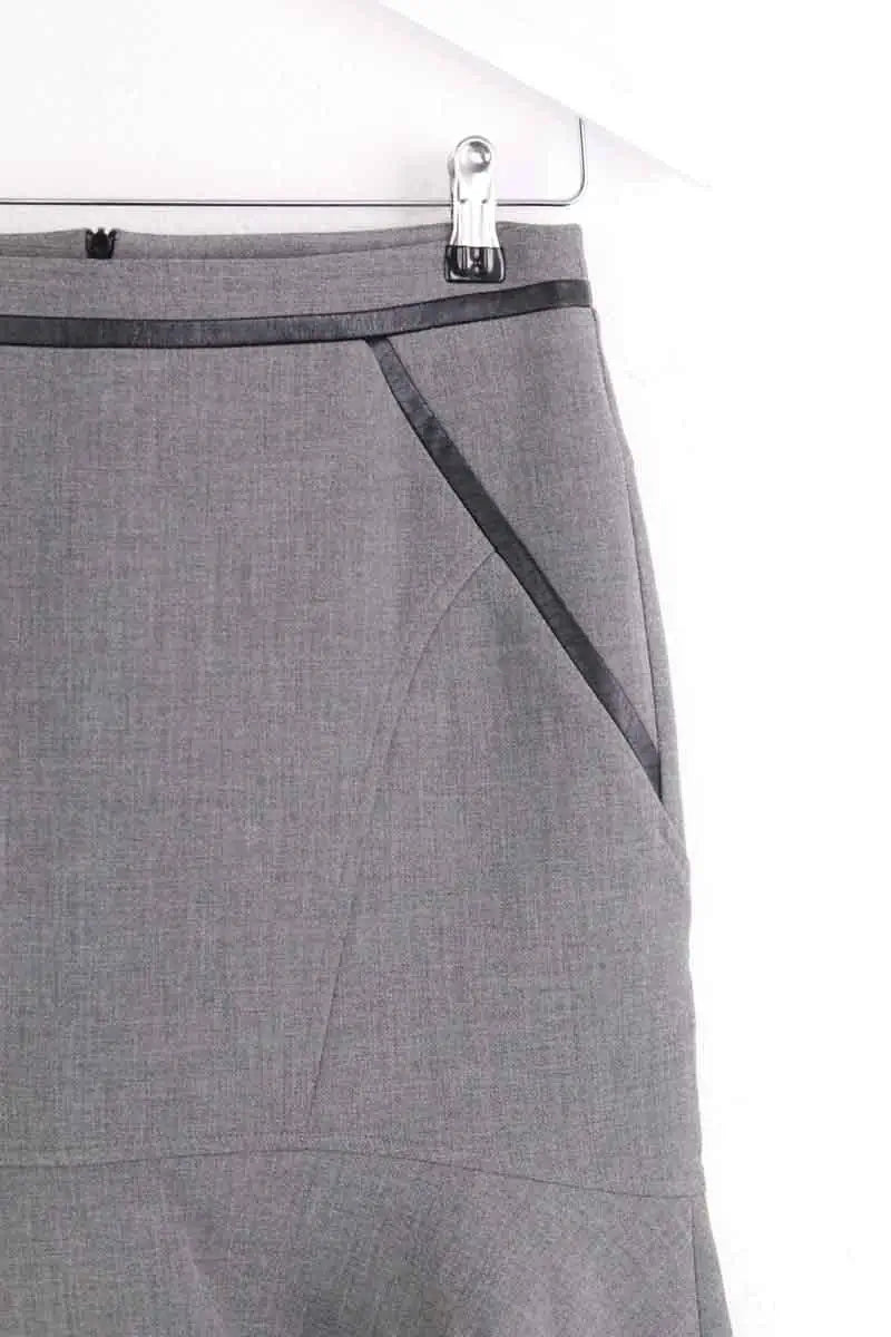 Jupe Gerard Darel Gris en Synthétique