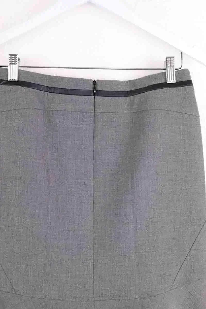 Jupe Gerard Darel Gris en Synthétique