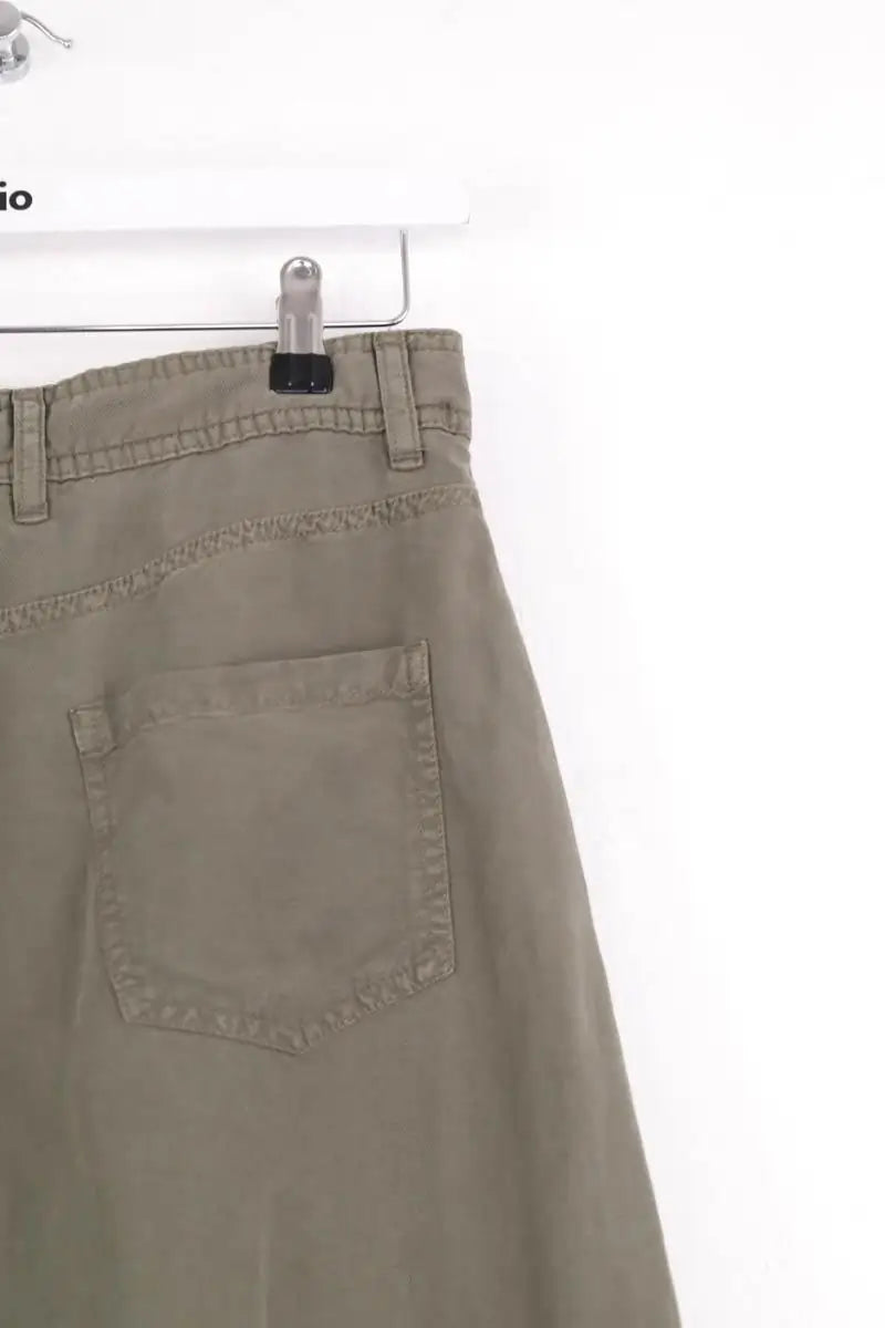 Jupe Gerard Darel Kaki en Synthétique