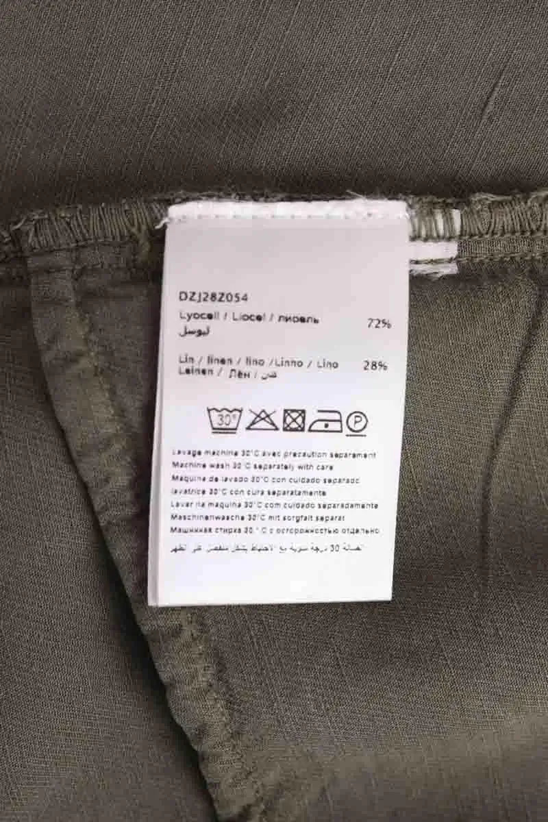 Jupe Gerard Darel Kaki en Synthétique