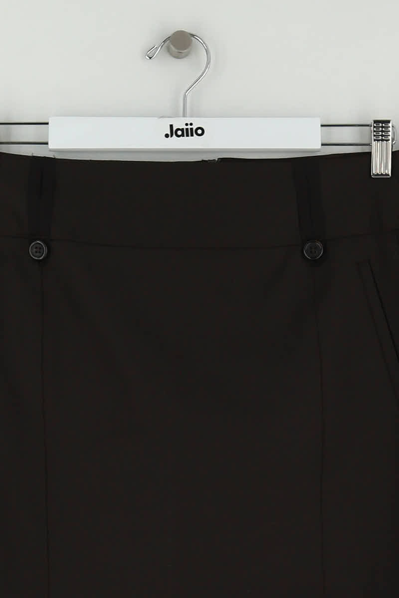 Jupe Gerard Darel Marron en Polyester