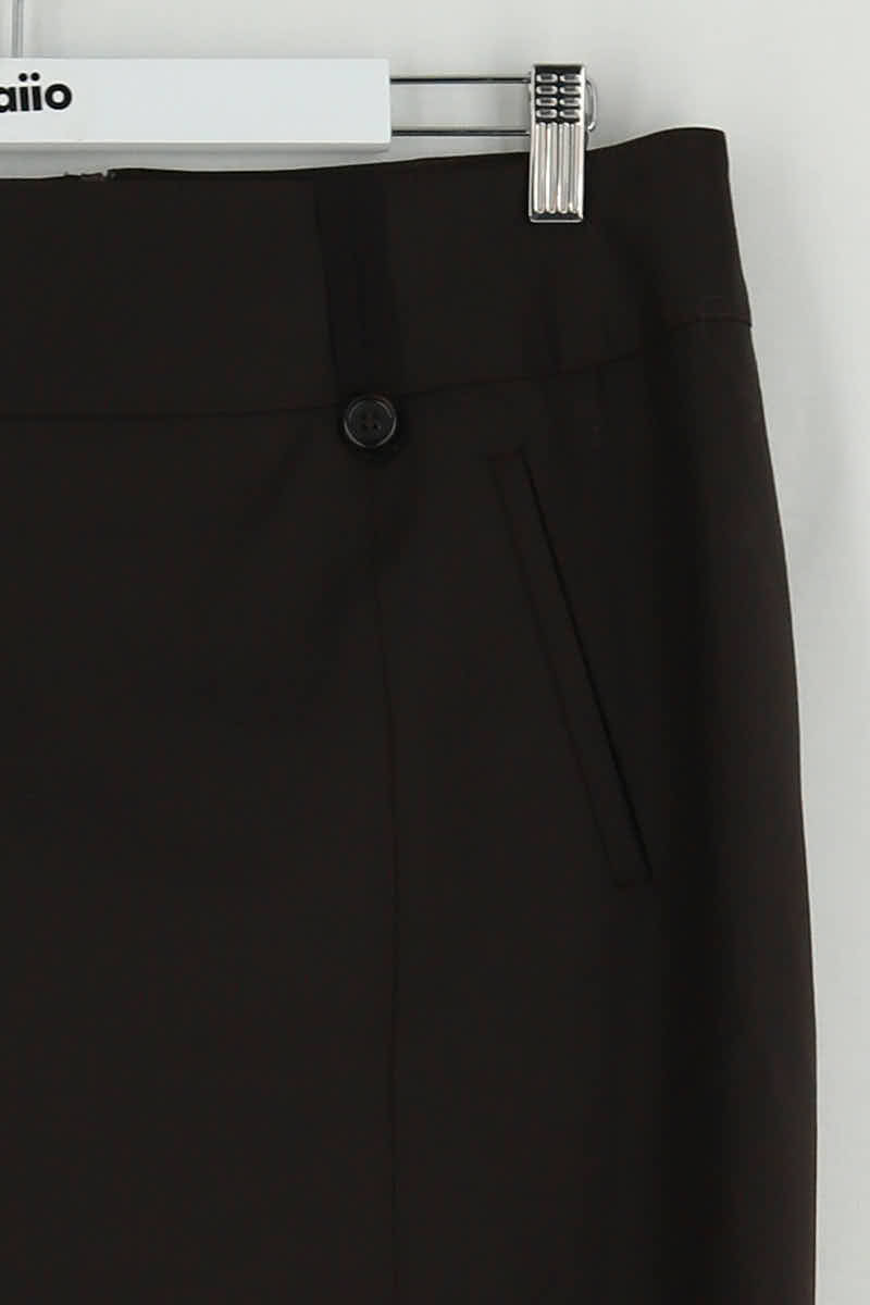Jupe Gerard Darel Marron en Polyester