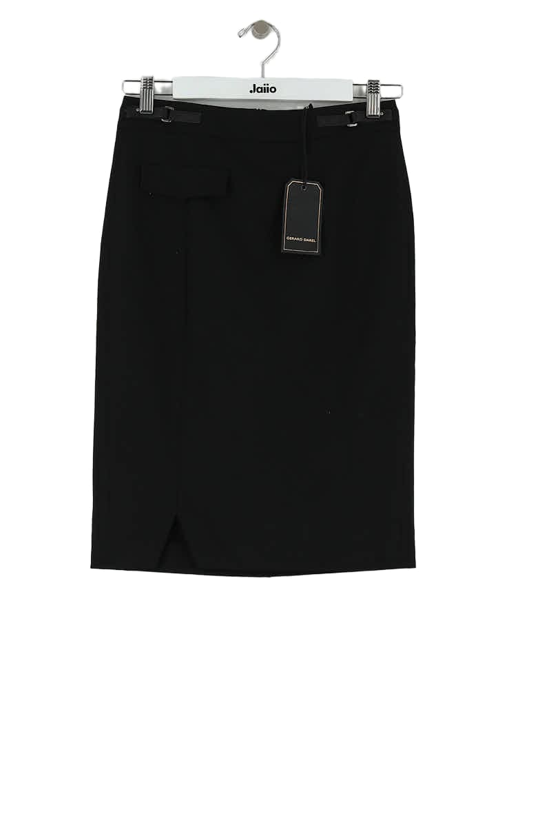 Jupe Gerard Darel Noir en Laine, taille S - Seconde Main