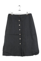 Jupe Gerard Darel Noir en Lin, taille M - Seconde Main