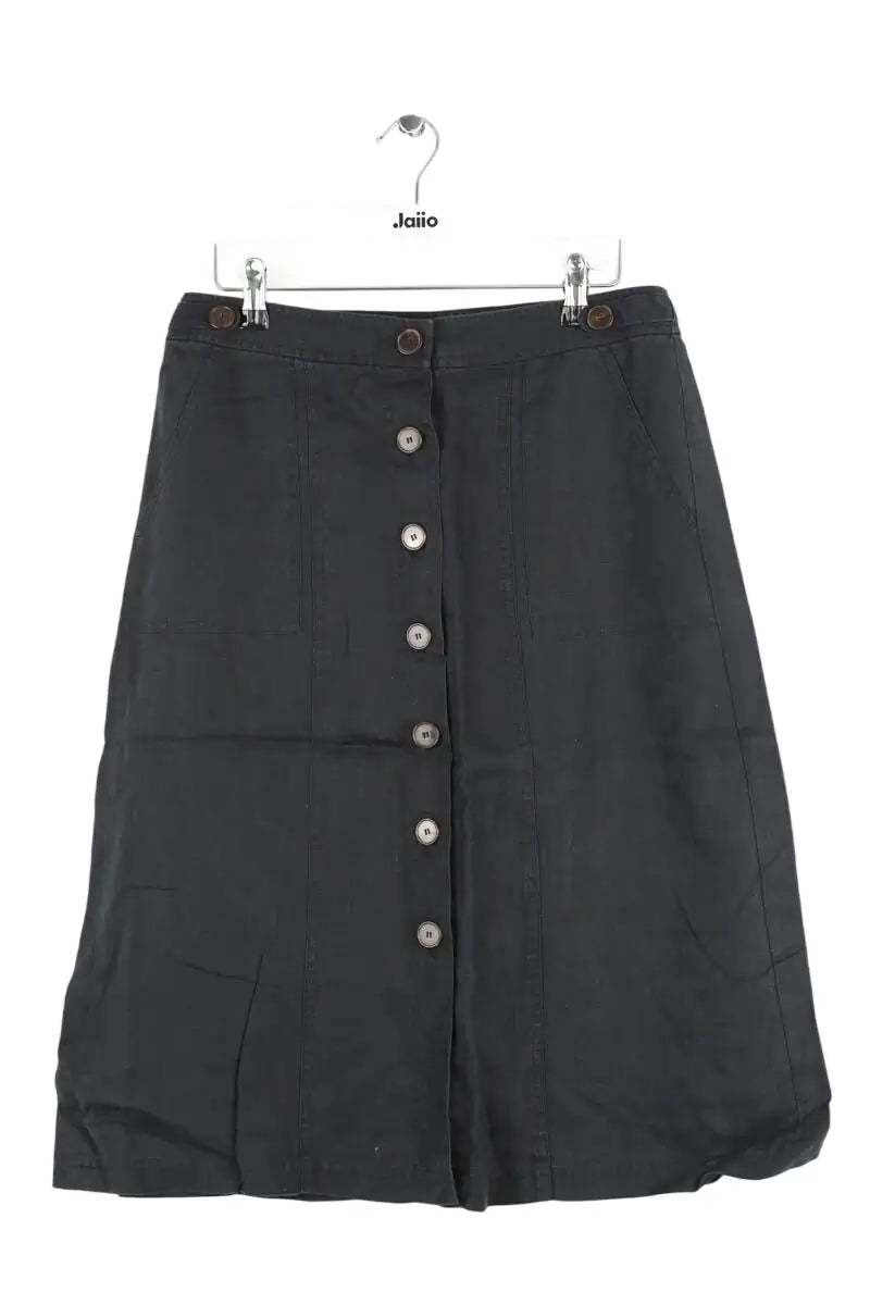 Jupe Gerard Darel Noir en Lin, taille M - Seconde Main