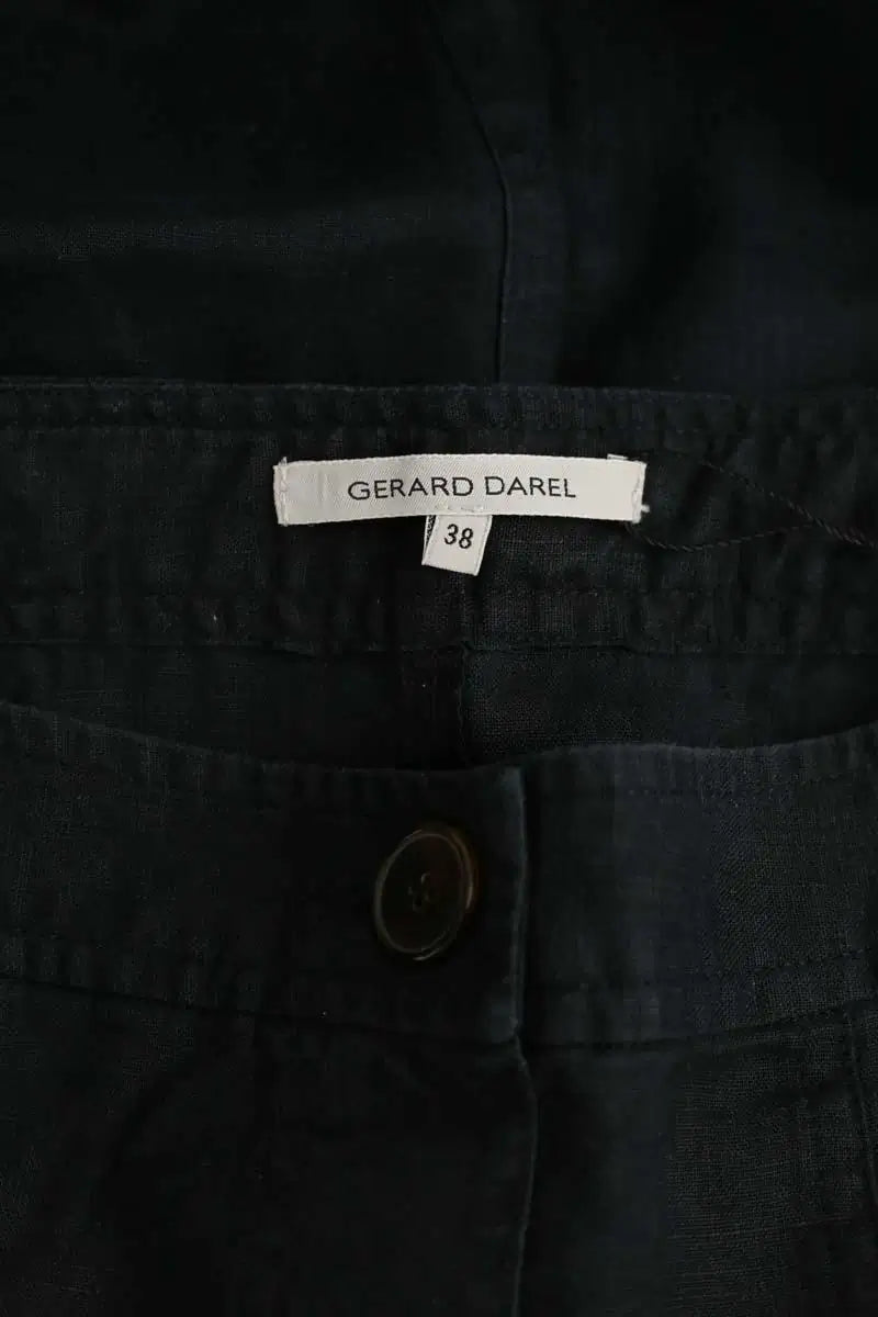 Jupe Gerard Darel Noir en Lin