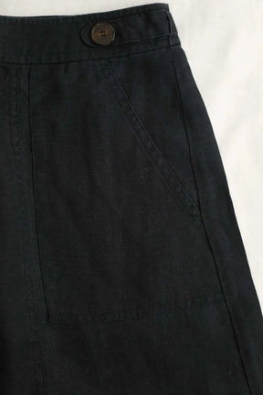 Jupe Gerard Darel Noir en Lin