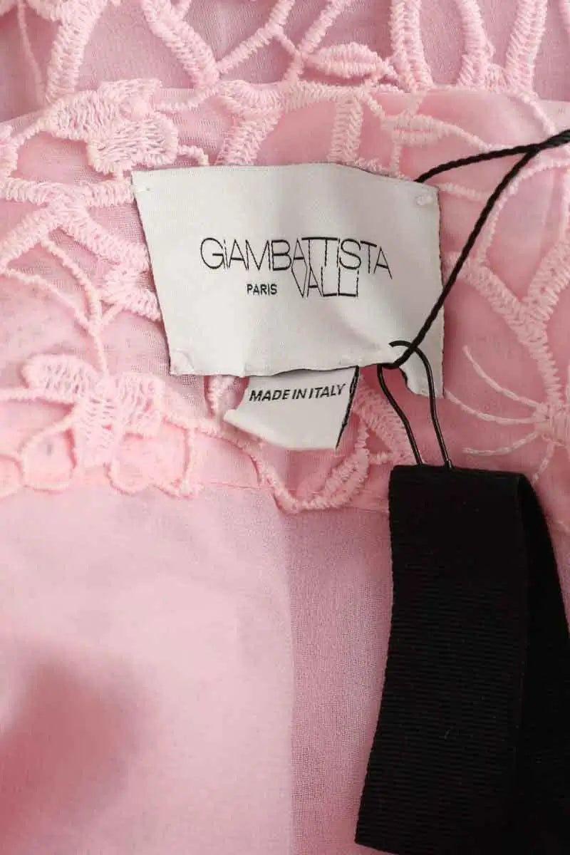 Jupe Giambattista Valli Rose en Coton
