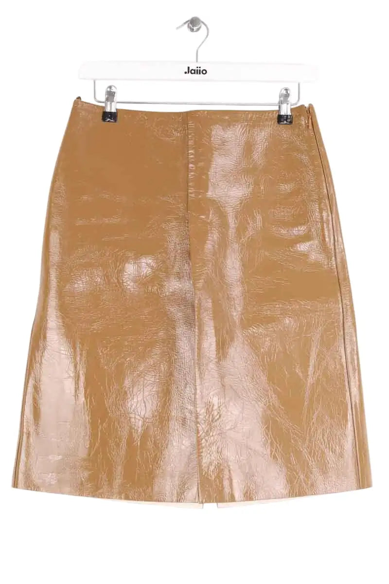 Jupe Gucci Camel en Synthétique, taille M - Seconde Main