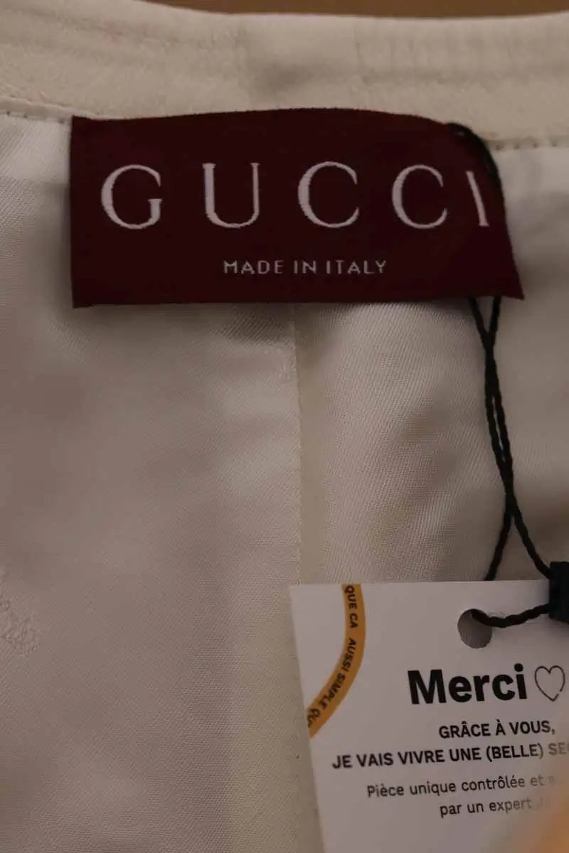 Jupe Gucci Camel en Synthétique