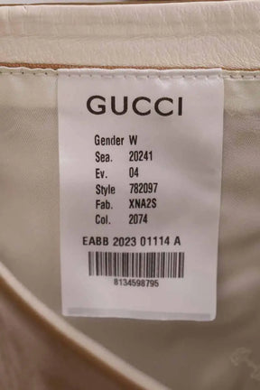 Jupe Gucci Camel en Synthétique
