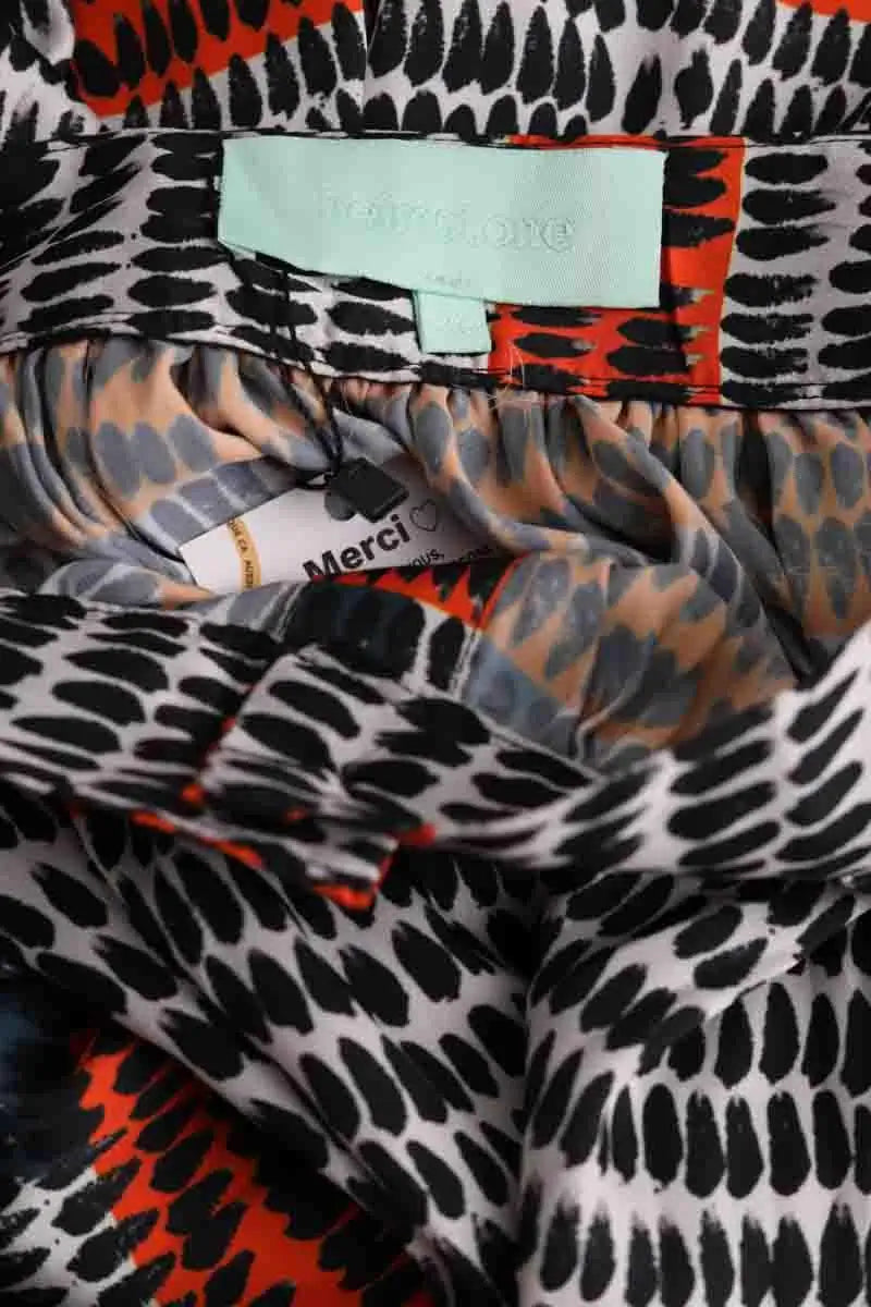 Jupe Heimstone Orange en Synthétique