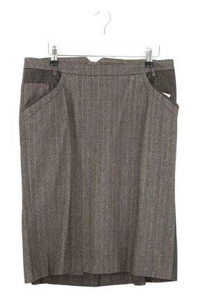 Jupe Hugo Boss Marron en Polyester, taille XL - Seconde Main