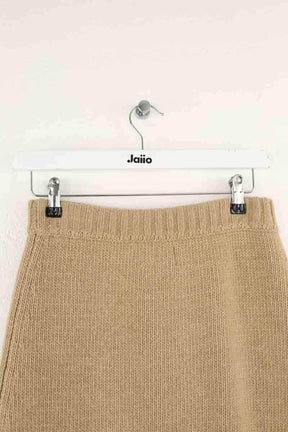 Jupe Ines de la Fressange Damia Beige en Laine